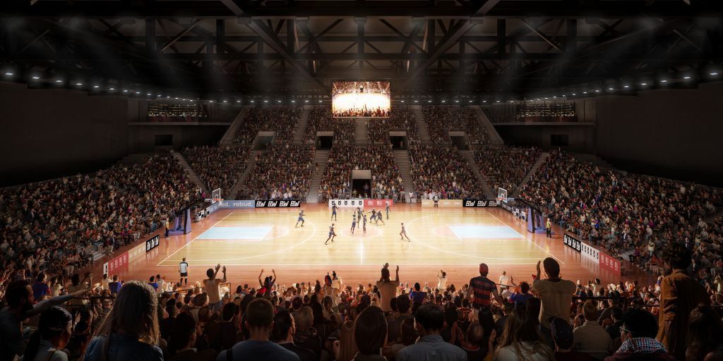 Skra Stadium / Warsaw, Poland <br>Architect: <a target='_blank' href='https://jskarchitekci.pl/'>JSK Architekci</a>